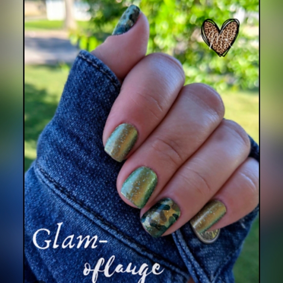 Stocking Stuffer! Color Street 100% Real Nail Polish Strips in Glam-ouflage - Picture 3 of 5